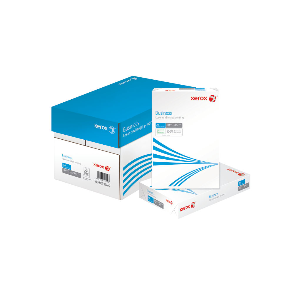 Xerox Business A4 White 80gsm Paper (Pack of 2500) XX91820