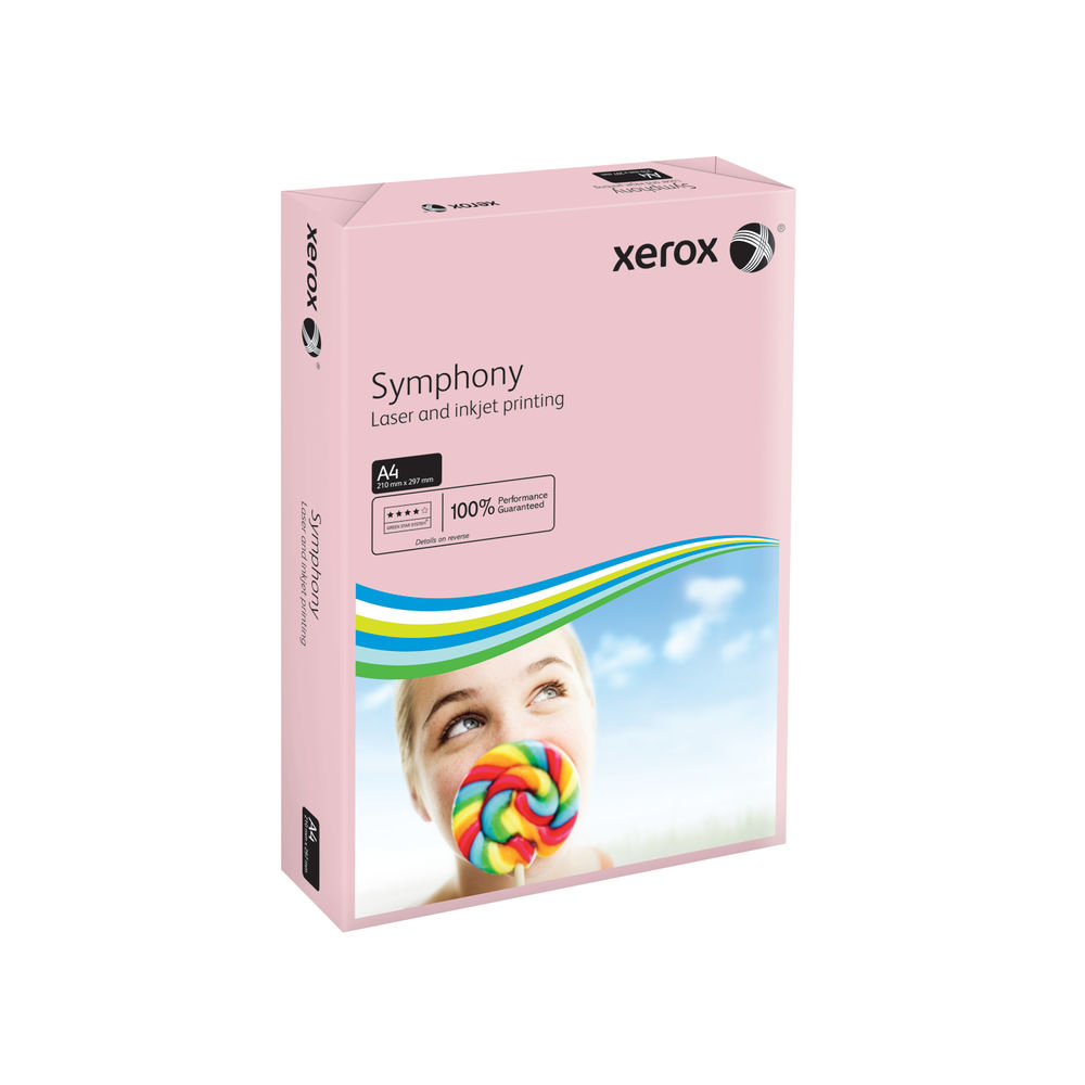 Xerox Symphony A4 Pink 80gsm Paper (Pack of 500)