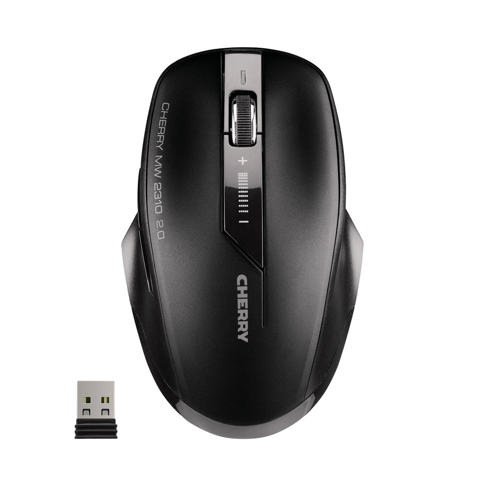 Cherry MW 2310 USB Wireless Optical Mouse 6 Button Black