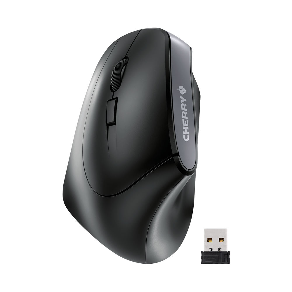 Cherry MW4500 USB Black Wireless Vertical Left Hand Mouse