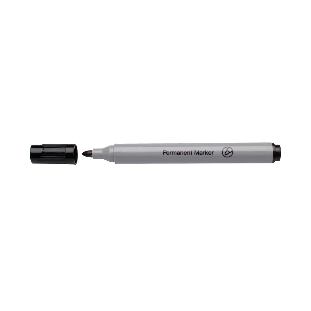 Black Permanent Marker  Bullet Tip (Pack of 10) WX26045A