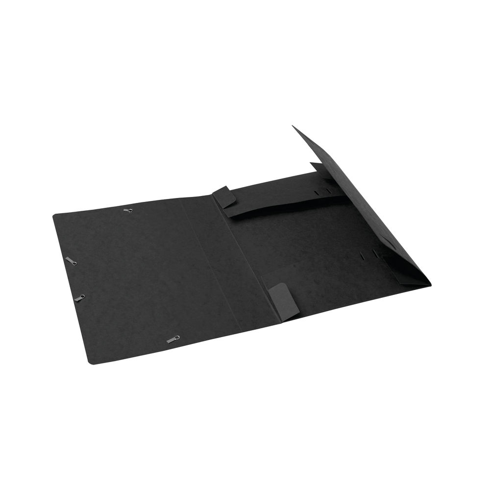 Exacompta Box File Pressboard 60mm 600g A4 Black (Pack of 10)