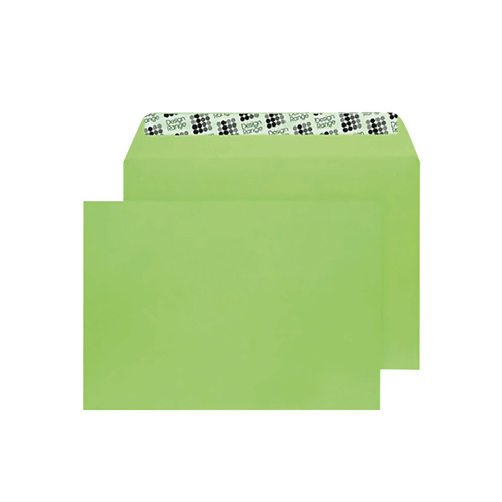 C5 Wallet Envelope Peel and Seal 120gsm Lime Green (Pack of 250)