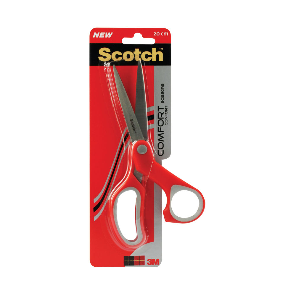 Scotch Red Comfort Scissors 200mm - 1428