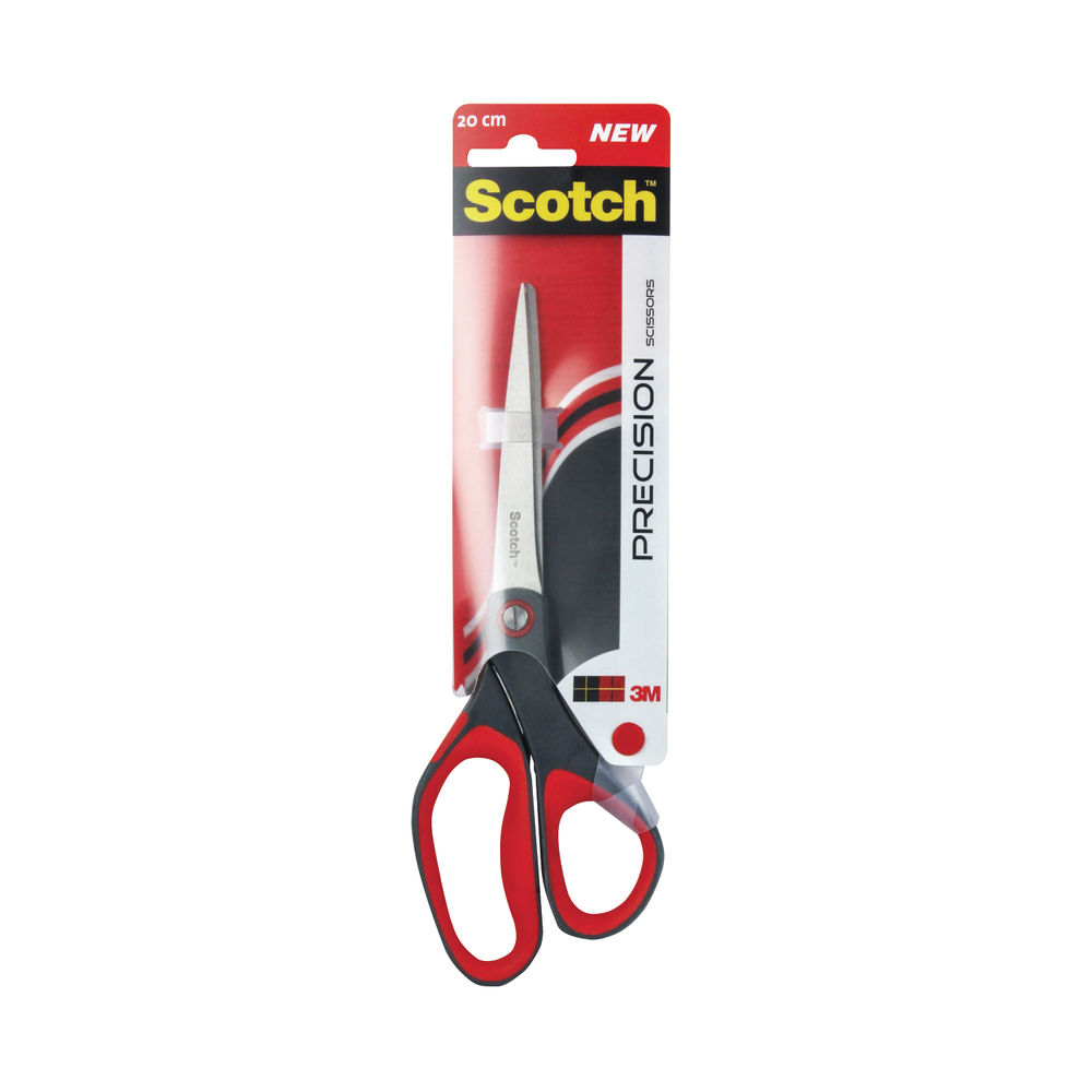 Scotch Grey/Red Precision Scissors 200mm - 1448