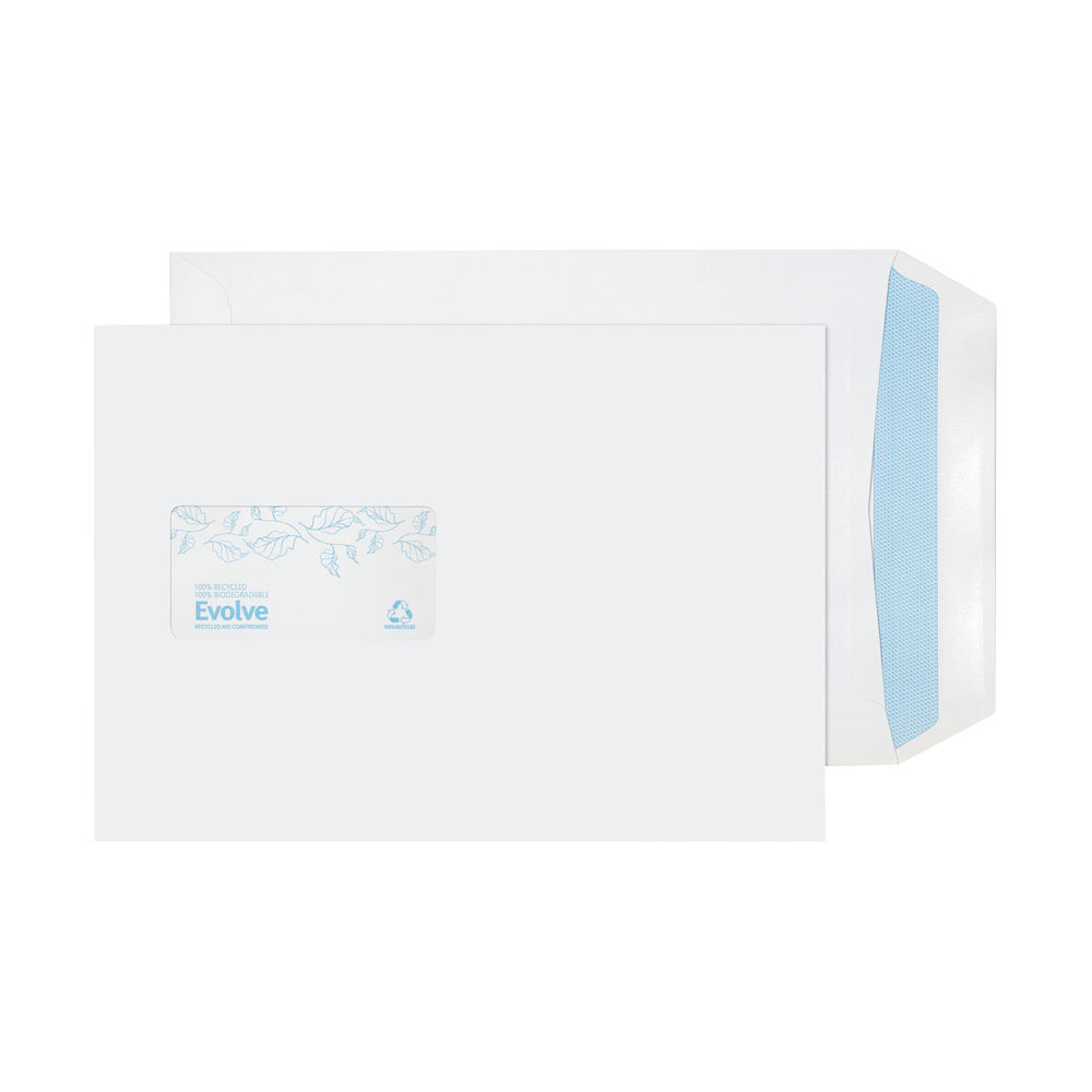 Evolve Recycled C5 100gsm Window Envelope (Pack of 500) - RD7084