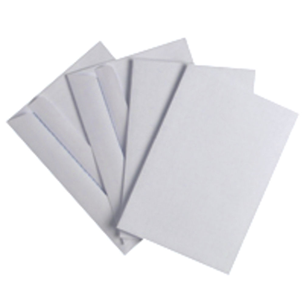 Q-Connect White C6 Plain Self Seal Envelopes 80gsm, Pack of 1000 - KF02714