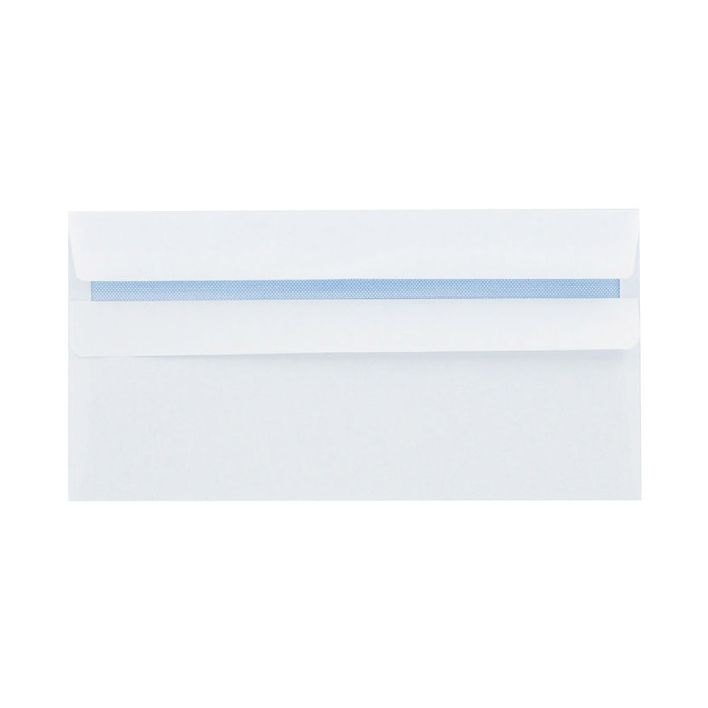 Q-Connect DL Envelopes Wallet Self Seal 100gsm White (Pack of 1000) 7137