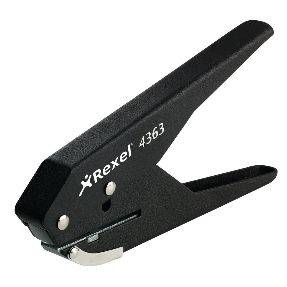 Rexel S120 Single Hole Plier Punch 20 Sheet Black 20120041