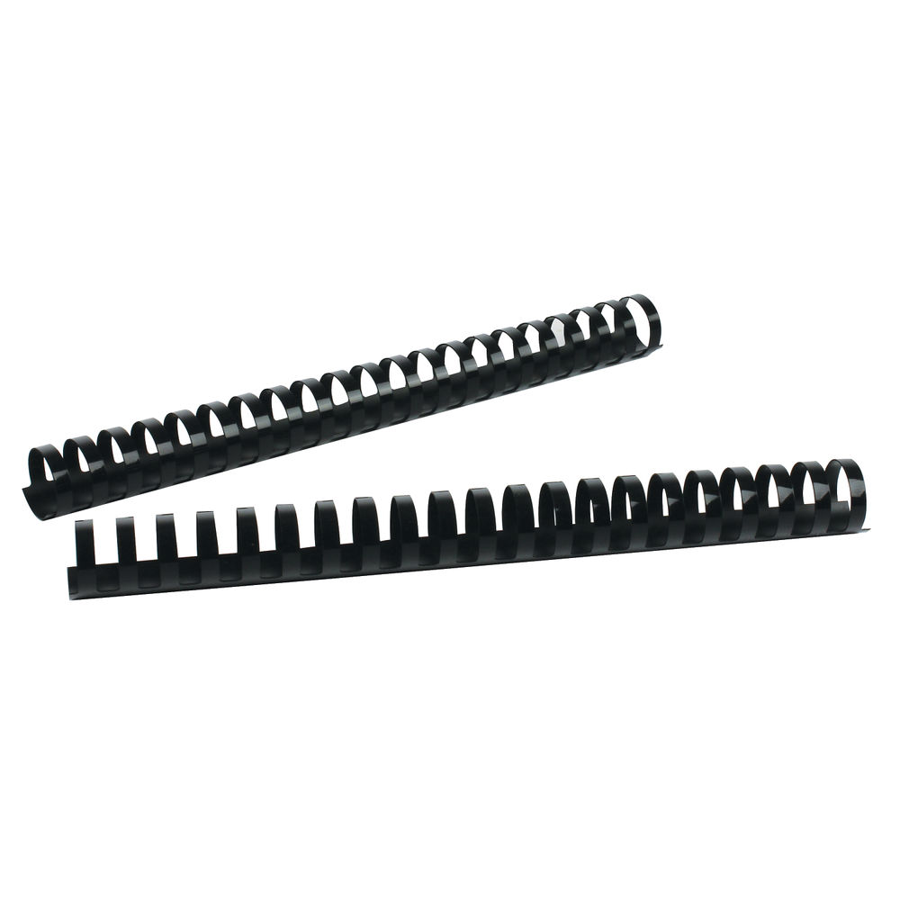 Fellowes A4 Binding Combs 25mm Black (Pack of 50)