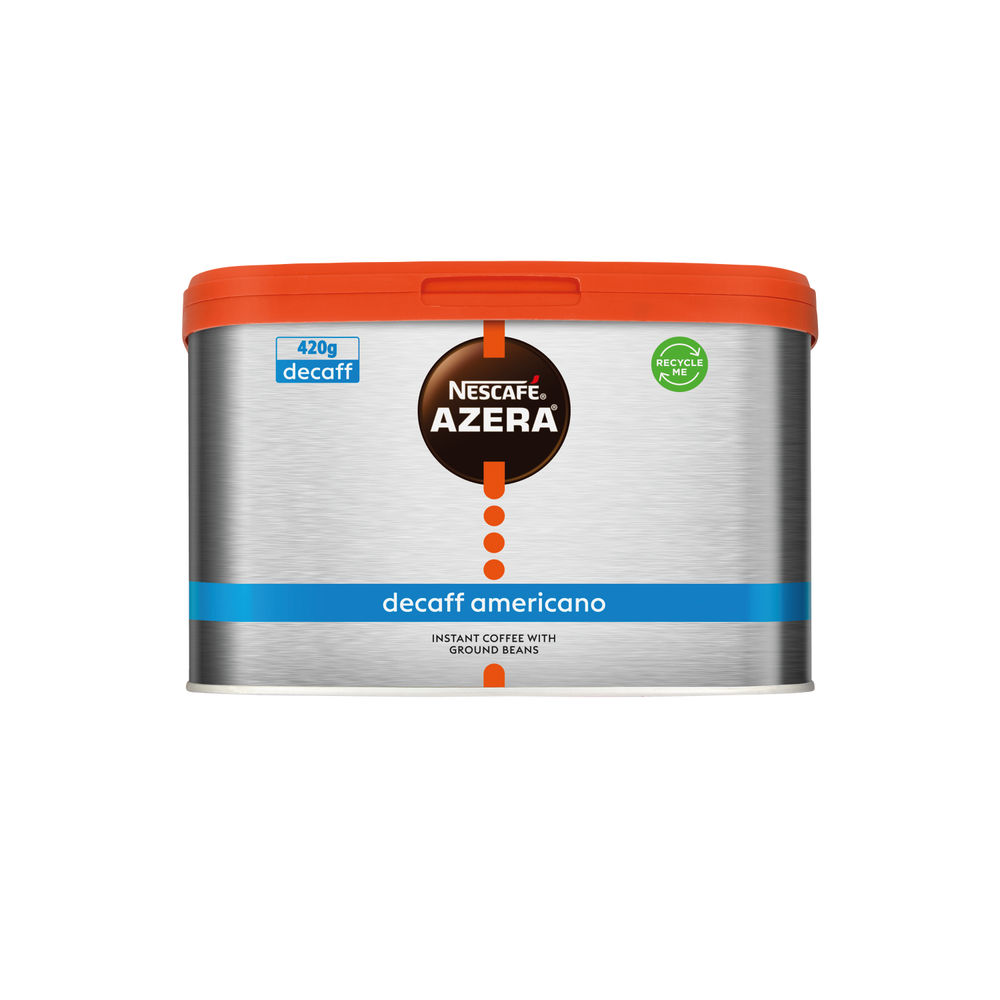 Nescafe Azera Decaffeinated Instant Coffee 420g Tin 12495100