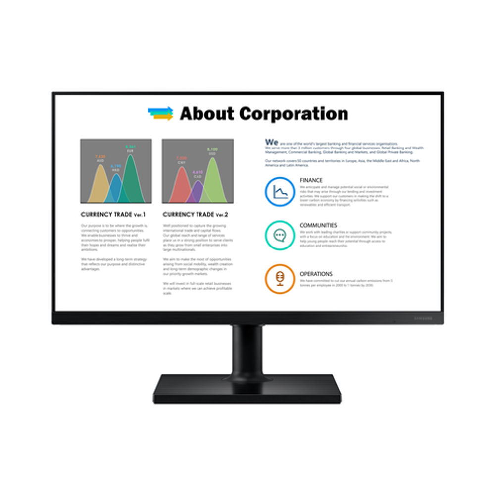 Samsung T45F 24 Inch Full HD Monitor LF24T450FQRXXU