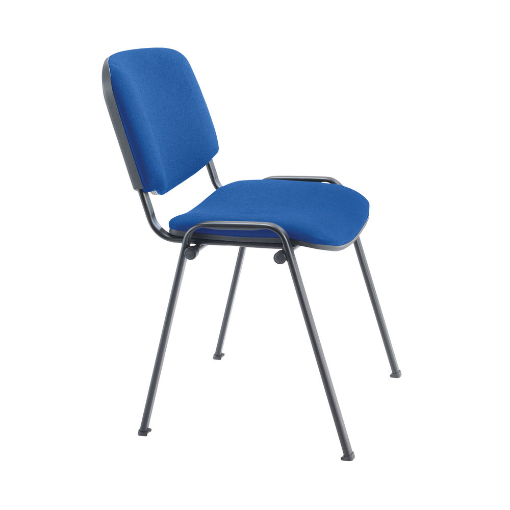 First Ultra Blue/Black Multipurpose Stacker Chair