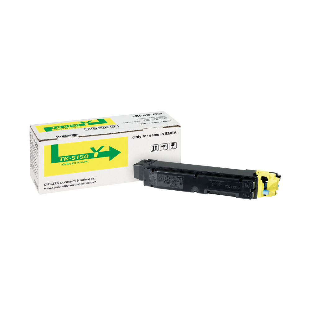 Kyocera Yellow TK-5150Y Toner Cassette