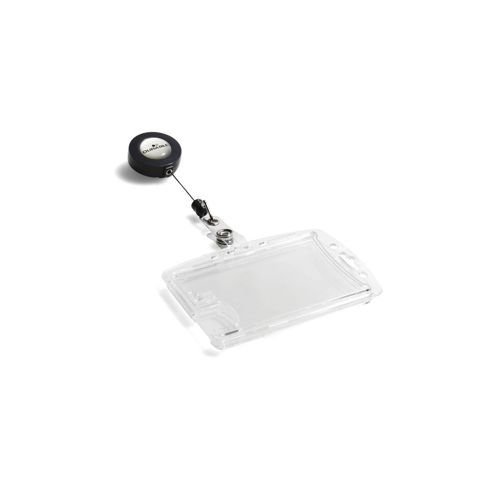 Retractable Badge Reel -Dia 41mm Plastic - Retractable Badge Reel