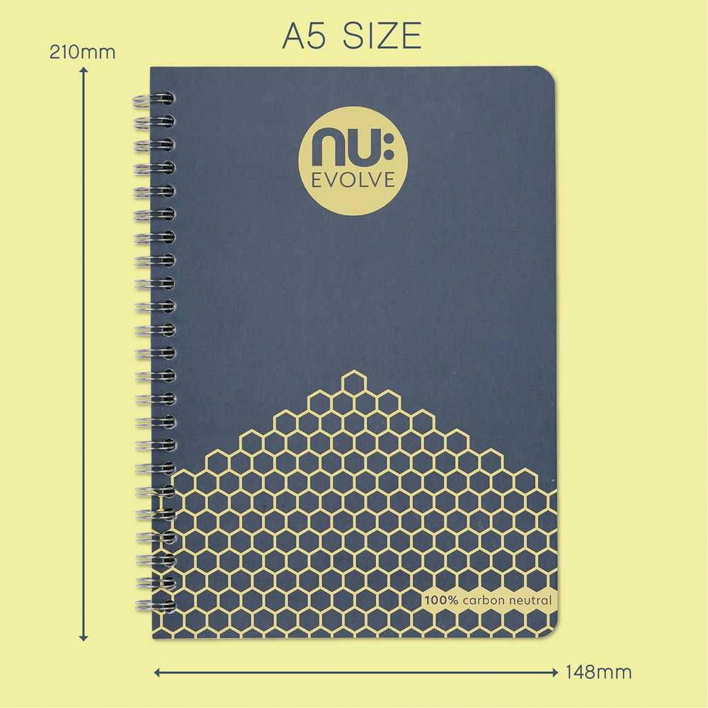 Nu Neutral Notebook Carbon Neutral A5 Dark Blue