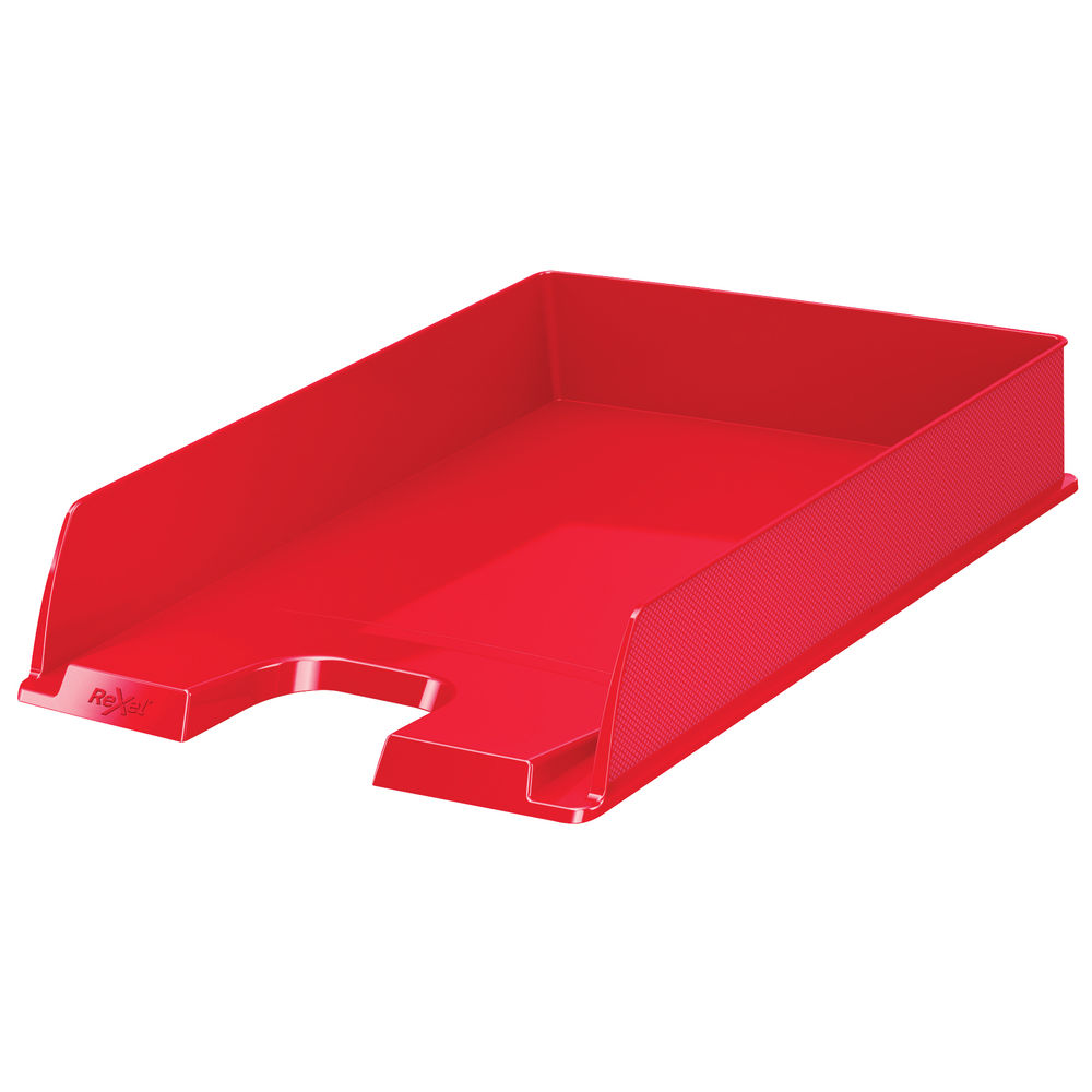 red document tray