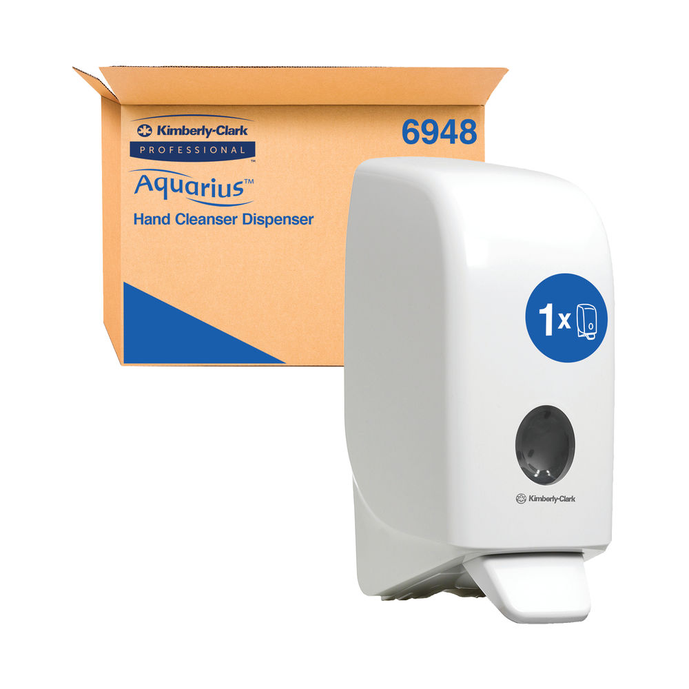 Aquarius White Foam Sanitiser Dispenser