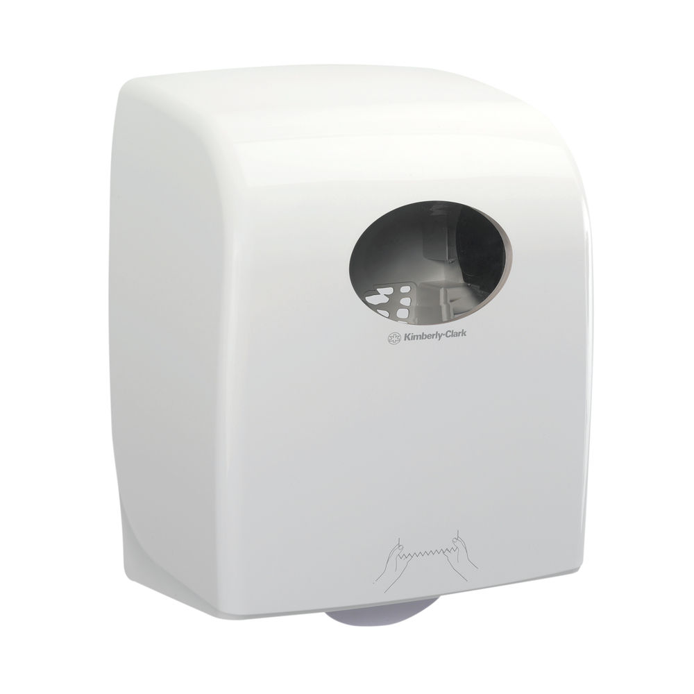 Aquarius Rolled Hand Towel Dispenser White 7375