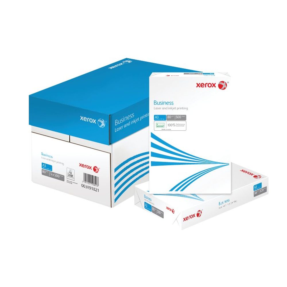 Xerox Business White A3 Paper 80gsm 500 Sheets 003r91821