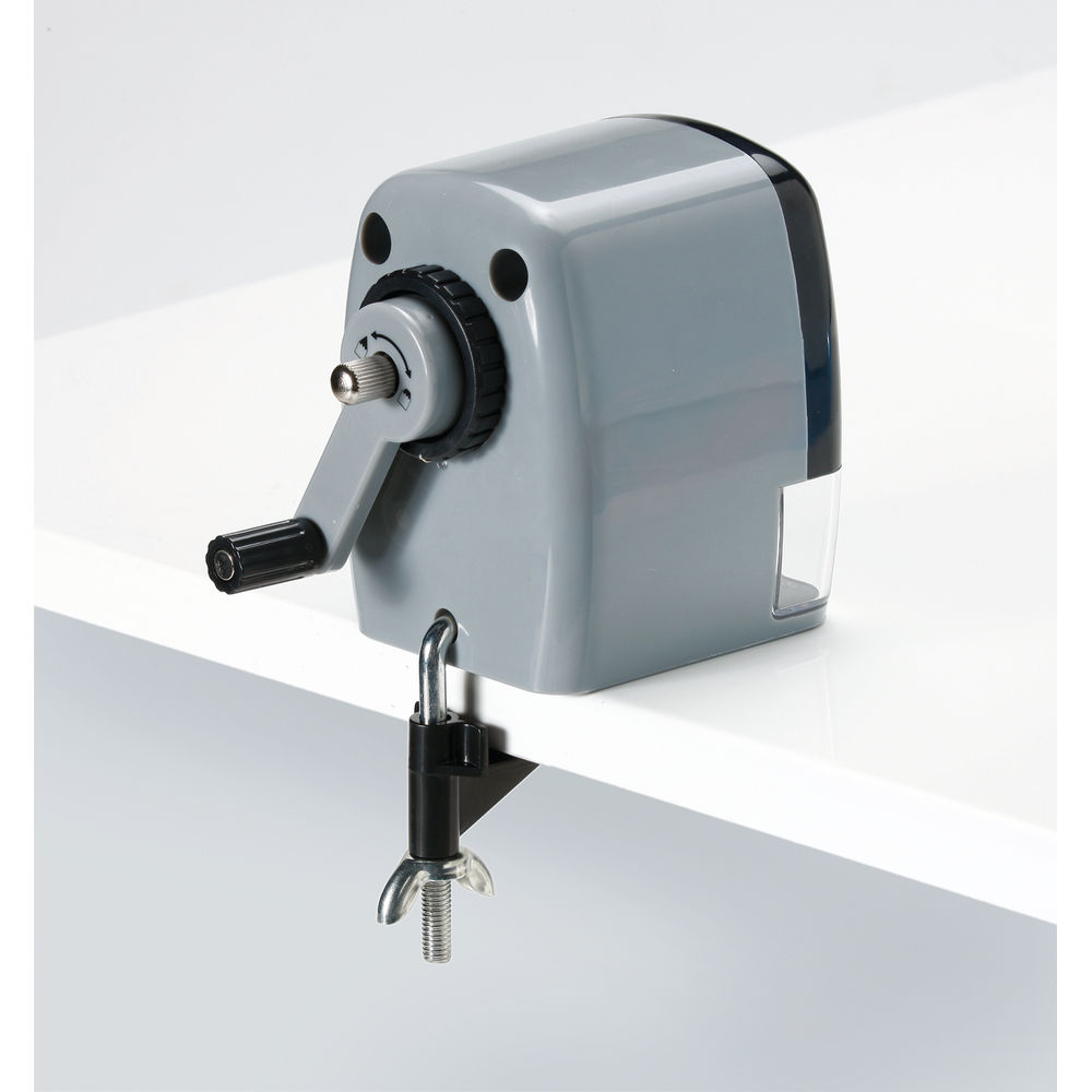 Dahle Desktop Pencil Sharpener with Clamp Grey/Black