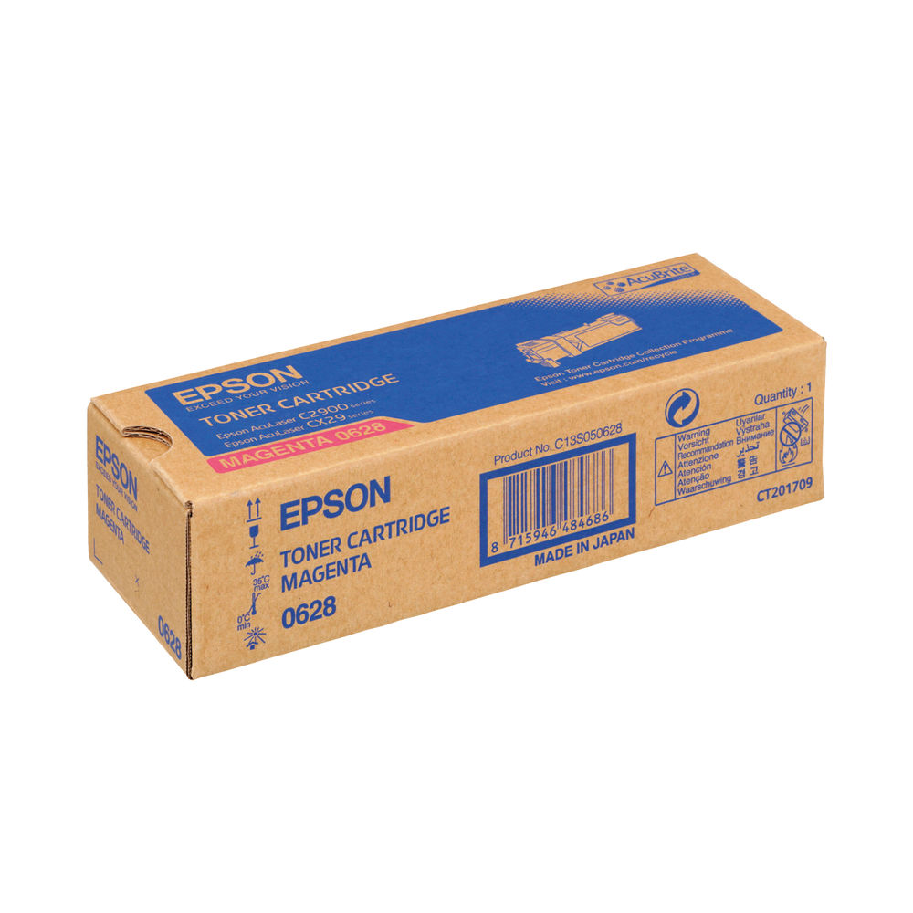 Epson C2900N Magenta Toner Cartridge - C13S050628