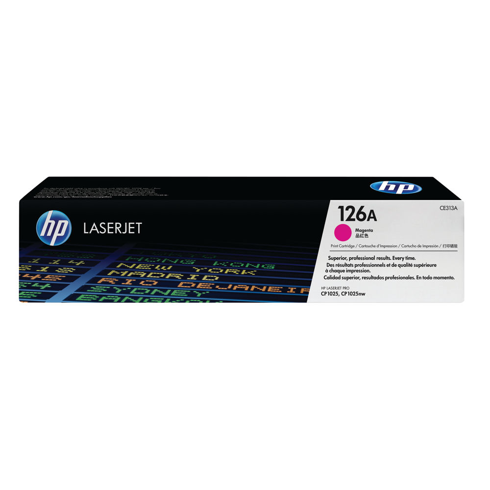 HP 126A Magenta Colour Laserjet Toner Cartridge CE313A