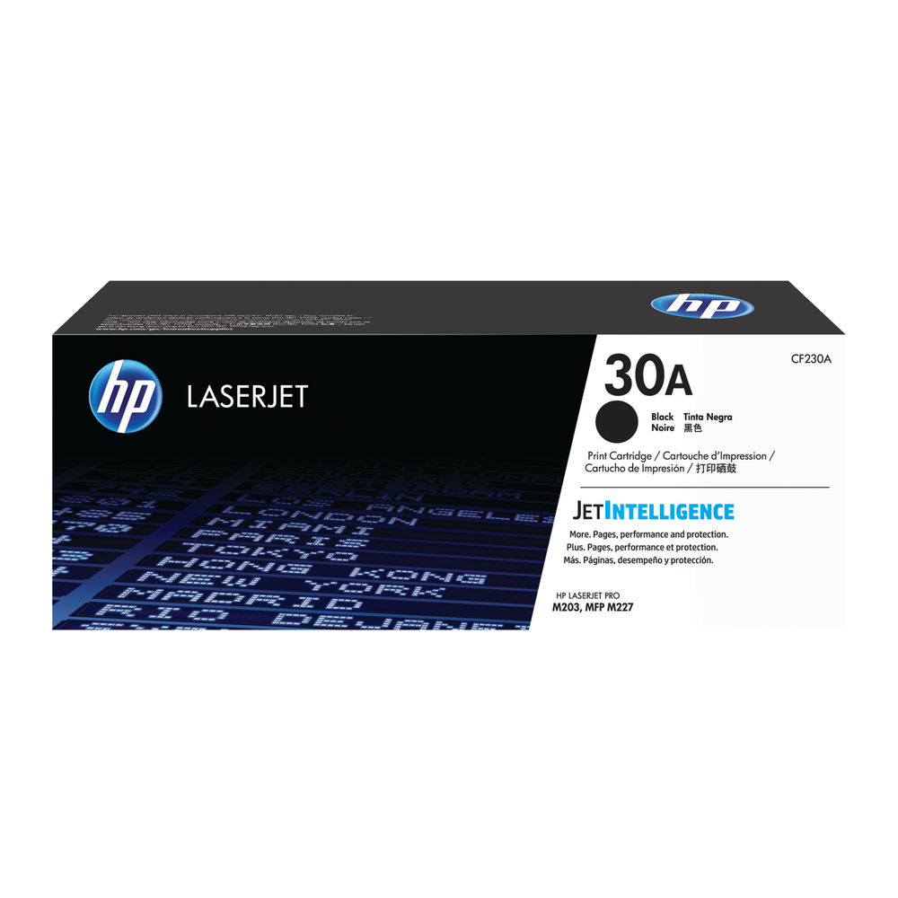 HP 30A Black Toner Cartridge | CF230A