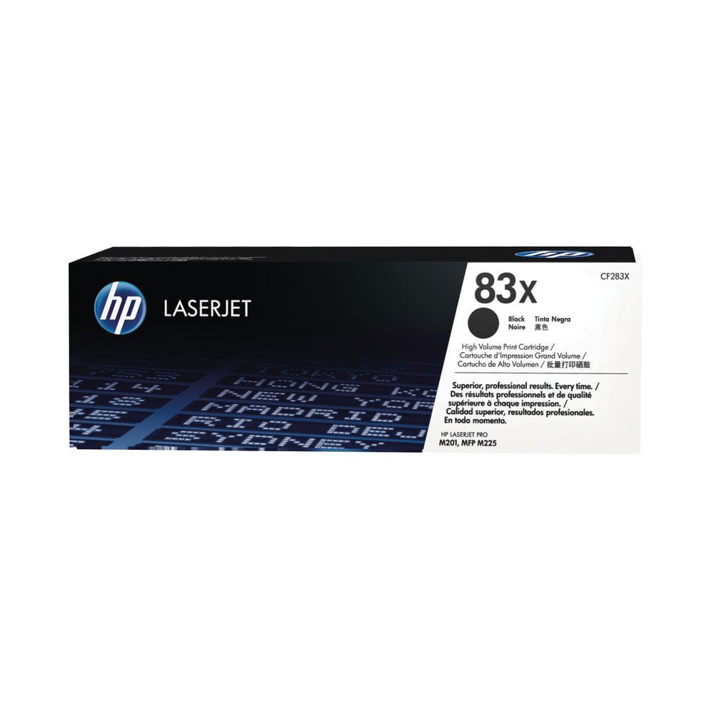 HP 83X High Yield Black LaserJet Toner Cartridge, Dual Pack | CF283XD