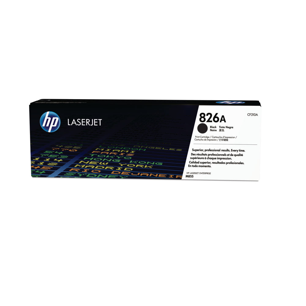 HP 826A Laserjet Toner Cartridge Black CF310A