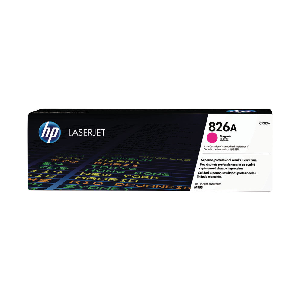 HP 826A Magenta Laserjet Toner Cartridge | CF313A