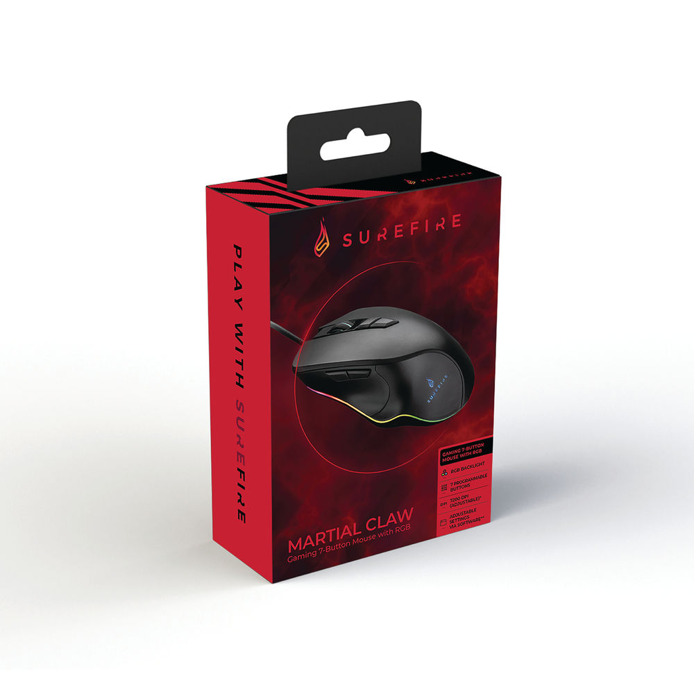 SureFire Martial Claw Gaming Mouse with RGB 7-Button