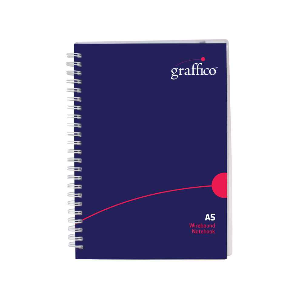 Graffico A5 Polypropylene Wirebound Notebook | 500-0505