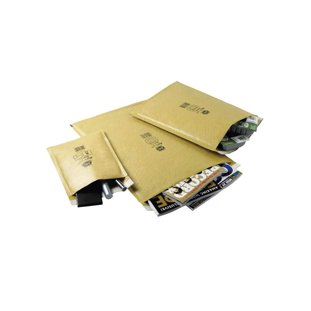 AirKraft Size 7 Bubble Lined Mailer Gold (Pack of 100) MAKC99010