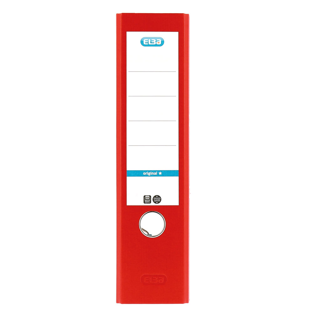 Elba A4 Red Lever Arch Files 70mm (Pack of 10)