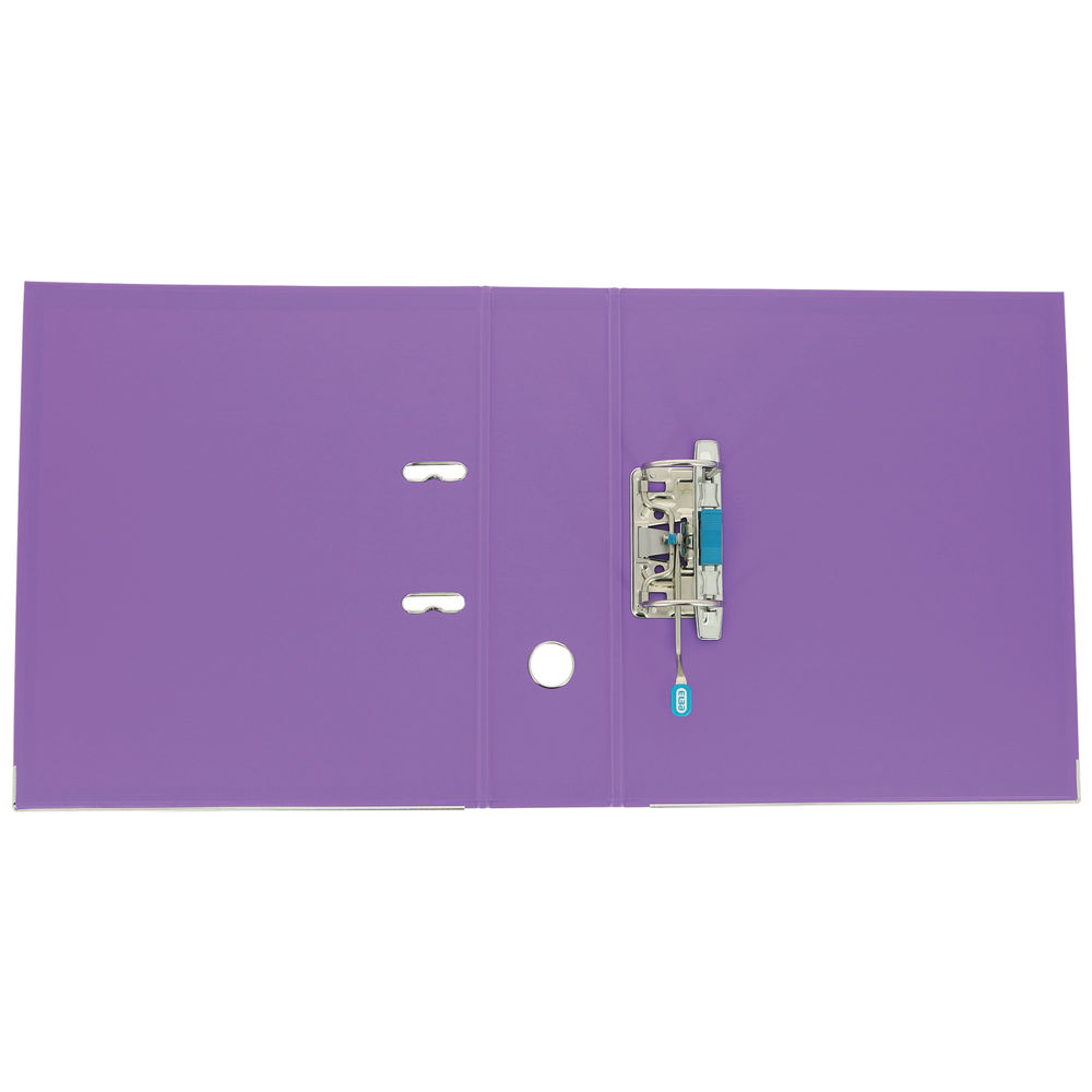 Elba A4 Purple 70mm Plastic Lever Arch File