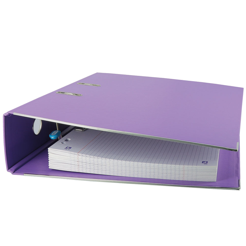 Elba A4 Purple 70mm Plastic Lever Arch File