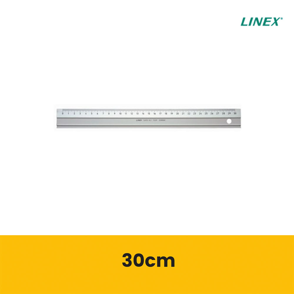 Linex Hobby Cutting Ruler 300mm Aluminium