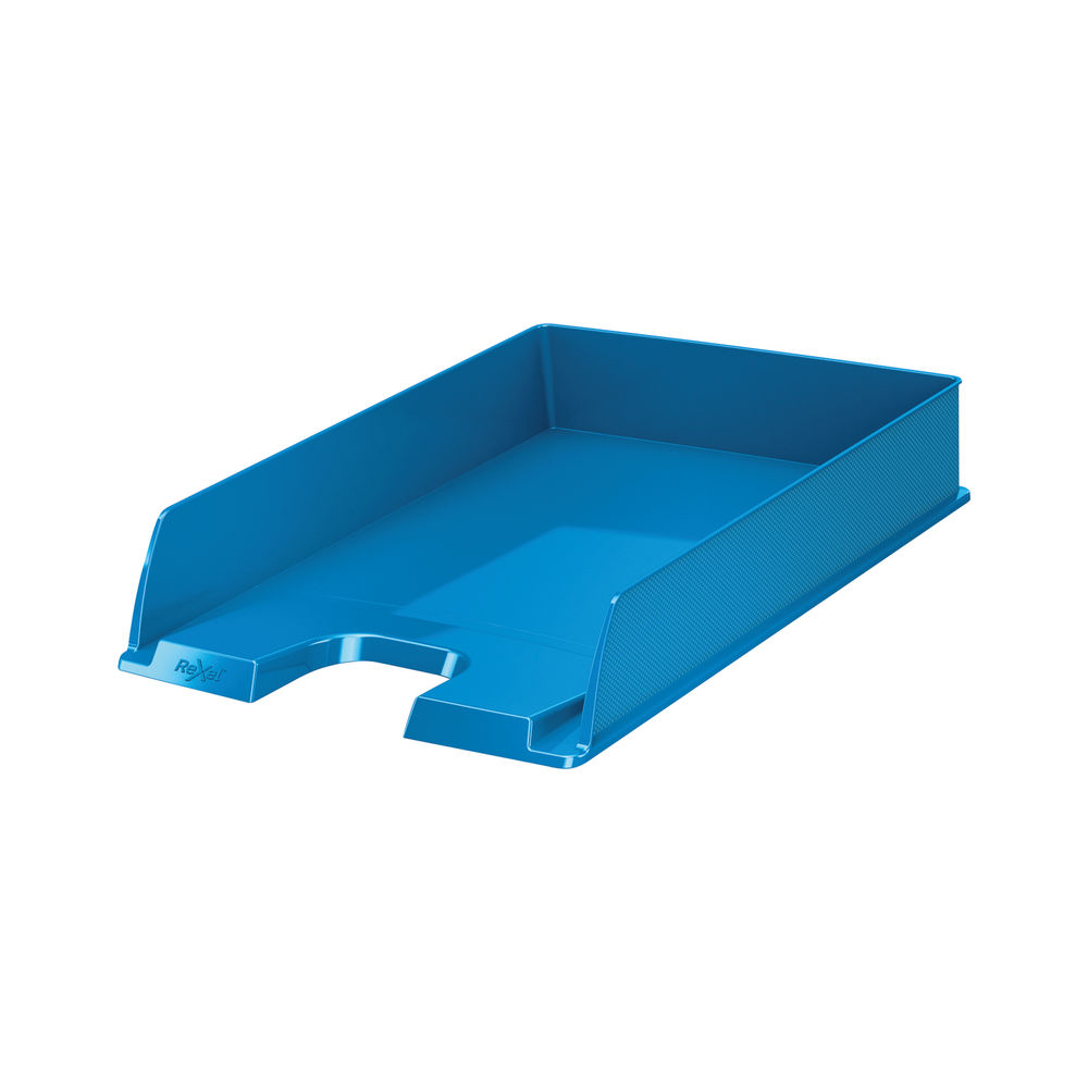 Rexel Choices Letter Tray A4 Blue 2115601