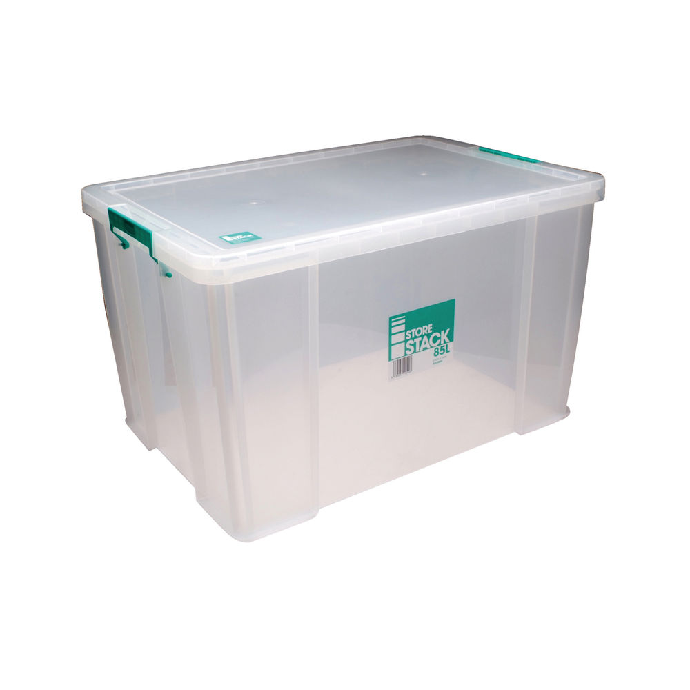 StoreStack 85L Storage Box with Lid - RB11090