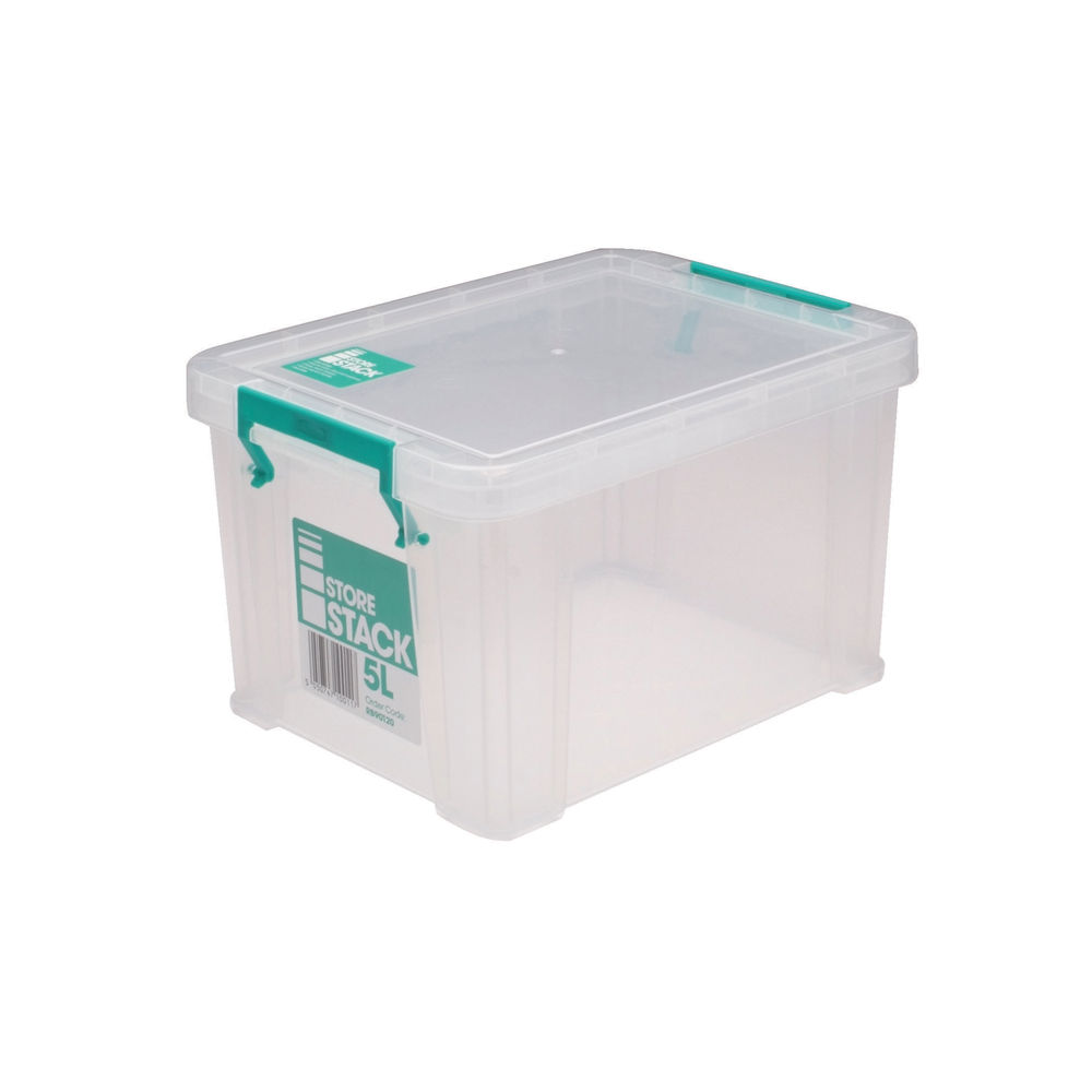 Storestack 5 Litre Storage Box W260Xd190Xh150mm Clear RB90120