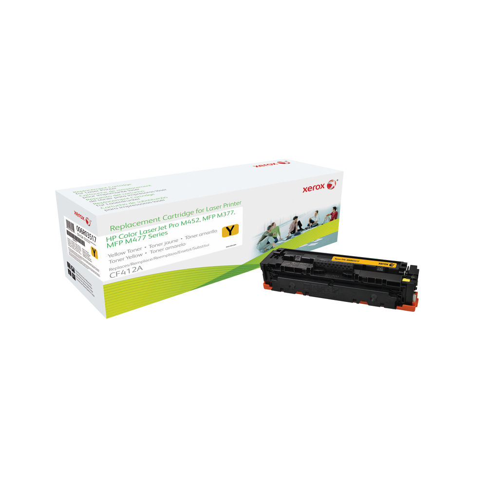 Xerox Everyday Remanufactured Toner Cartridge Yellow For HP CF412A 006R03517