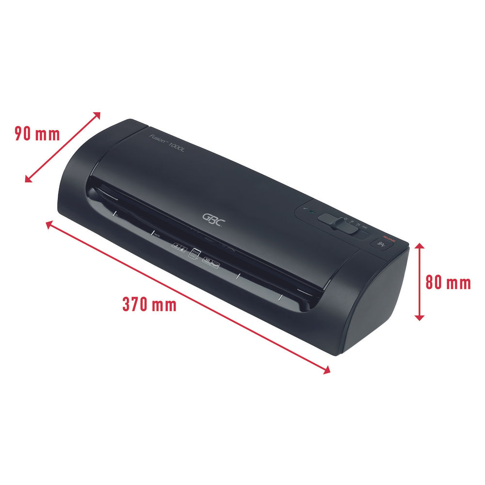 GBC Fusion 1000L A4 Black Laminator