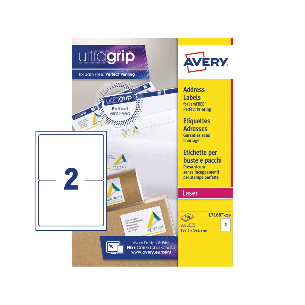 Avery 199.6 x 143.5mm Address Label (Pack of 500)