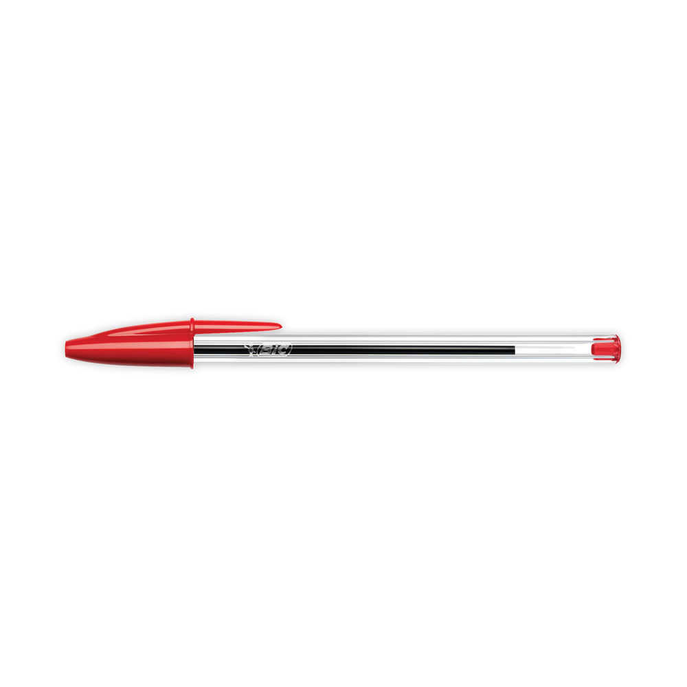 BIC Cristal Red Medium Ballpoint Pen (Pack of 50)