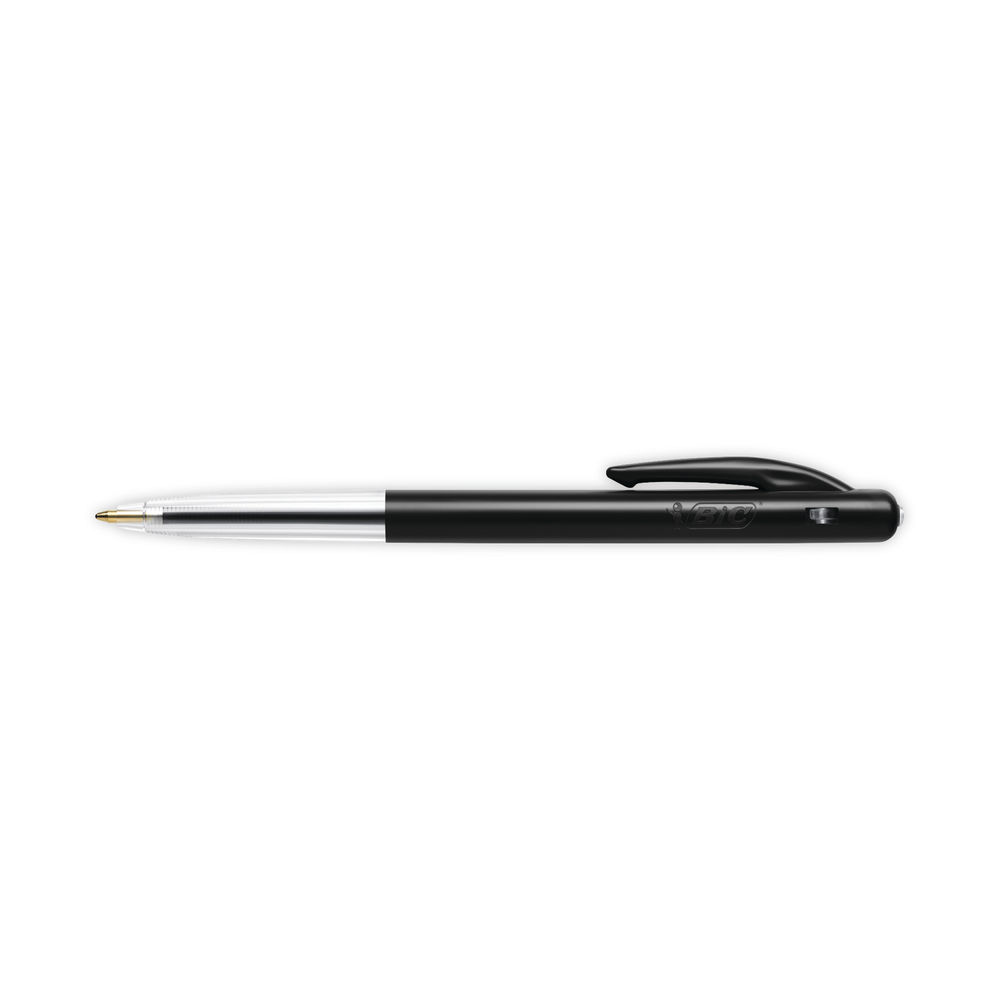 BIC M10 Clic Black Medium Ballpoint Pen (Pack of 50)