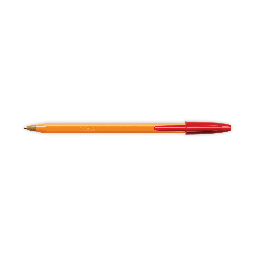 BIC Orange Red Fine Ballpoint Pen (Pack of 20)