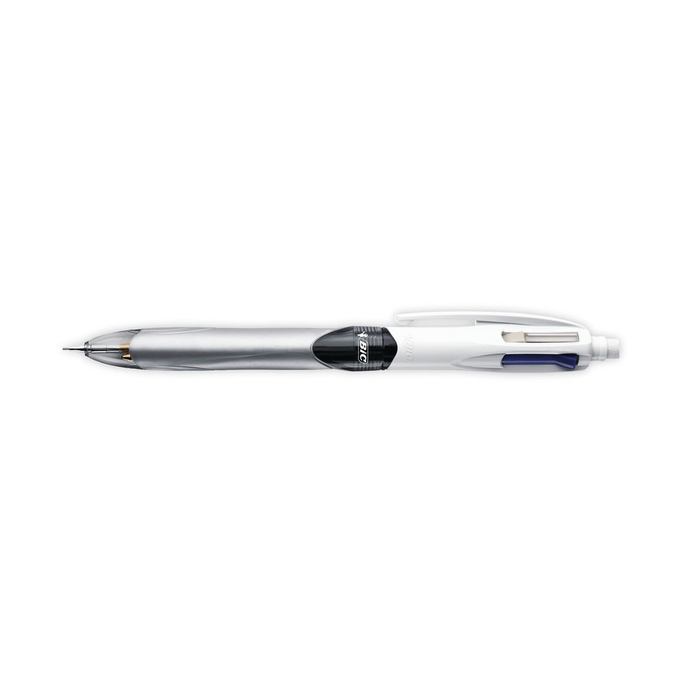 BIC 4 Colours Ballpoint Pen and Mechanical Pencil (Pack of 12)