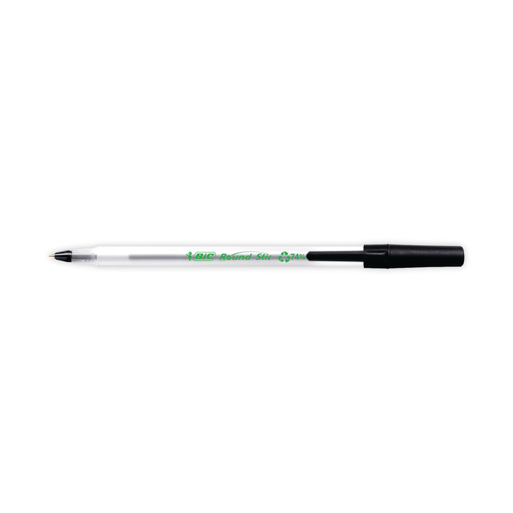 BIC Ecolutions Medium Black Ballpoint Pens (Pack of 60)