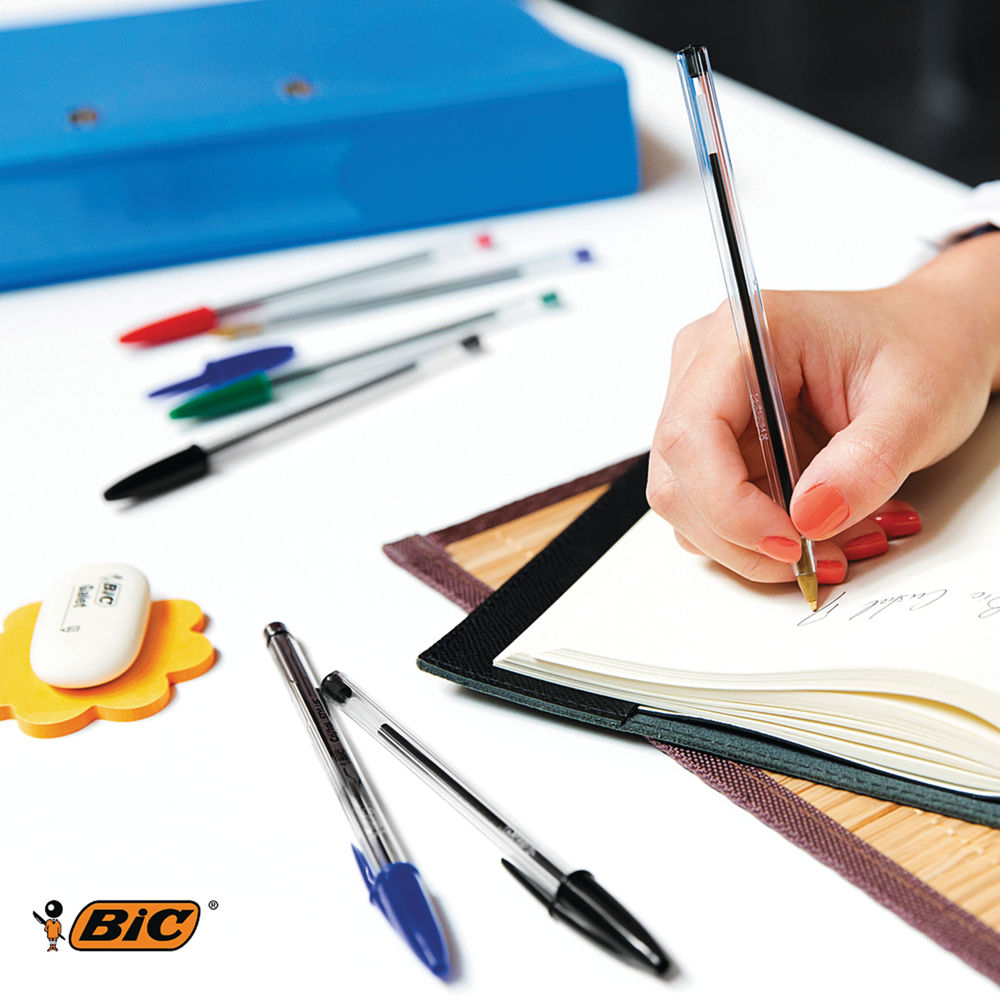 BIC Cristal Assorted Medium Ballpoint Pens (Pack of 10)